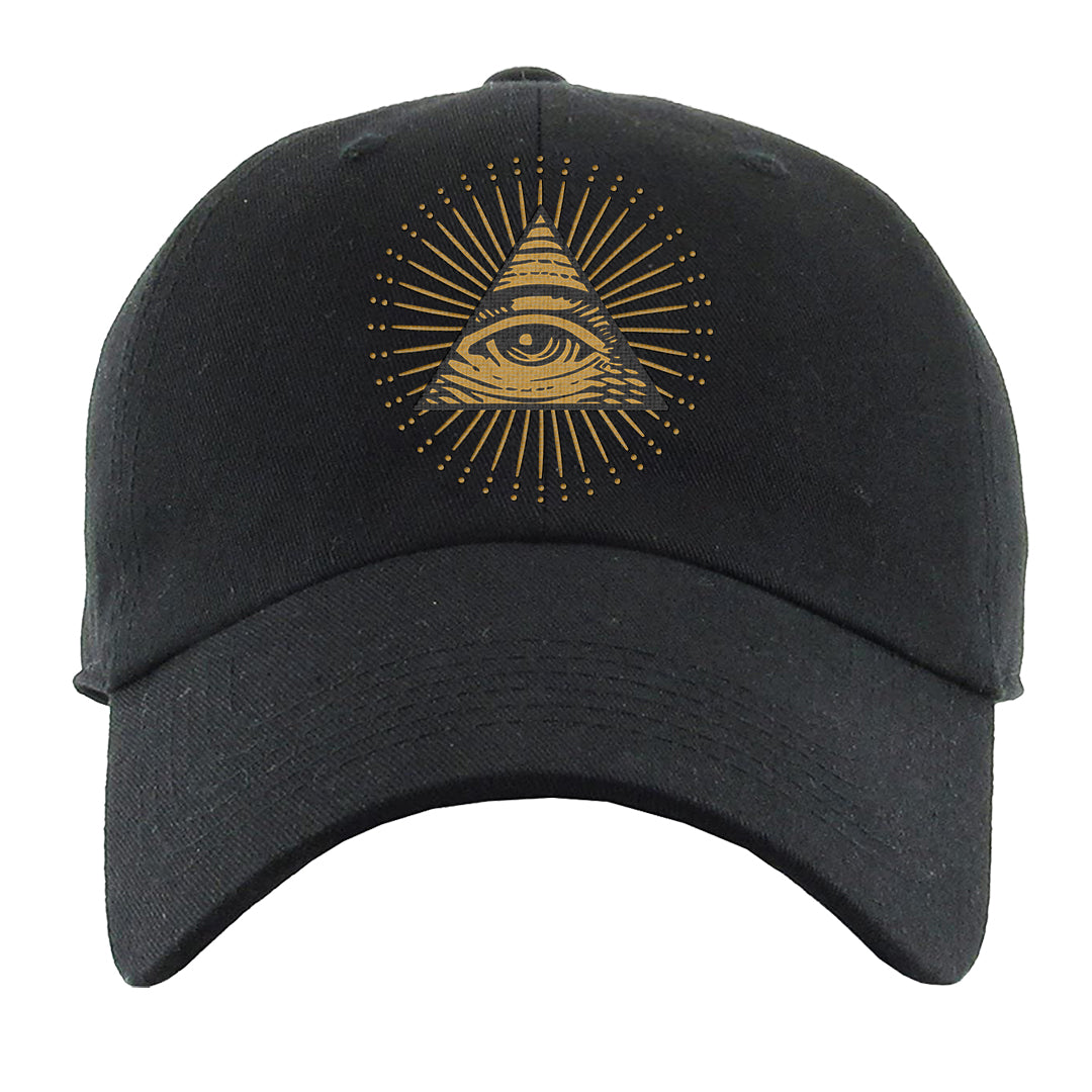 97 Lux Mid Questions Dad Hat | All Seeing Eye, Black