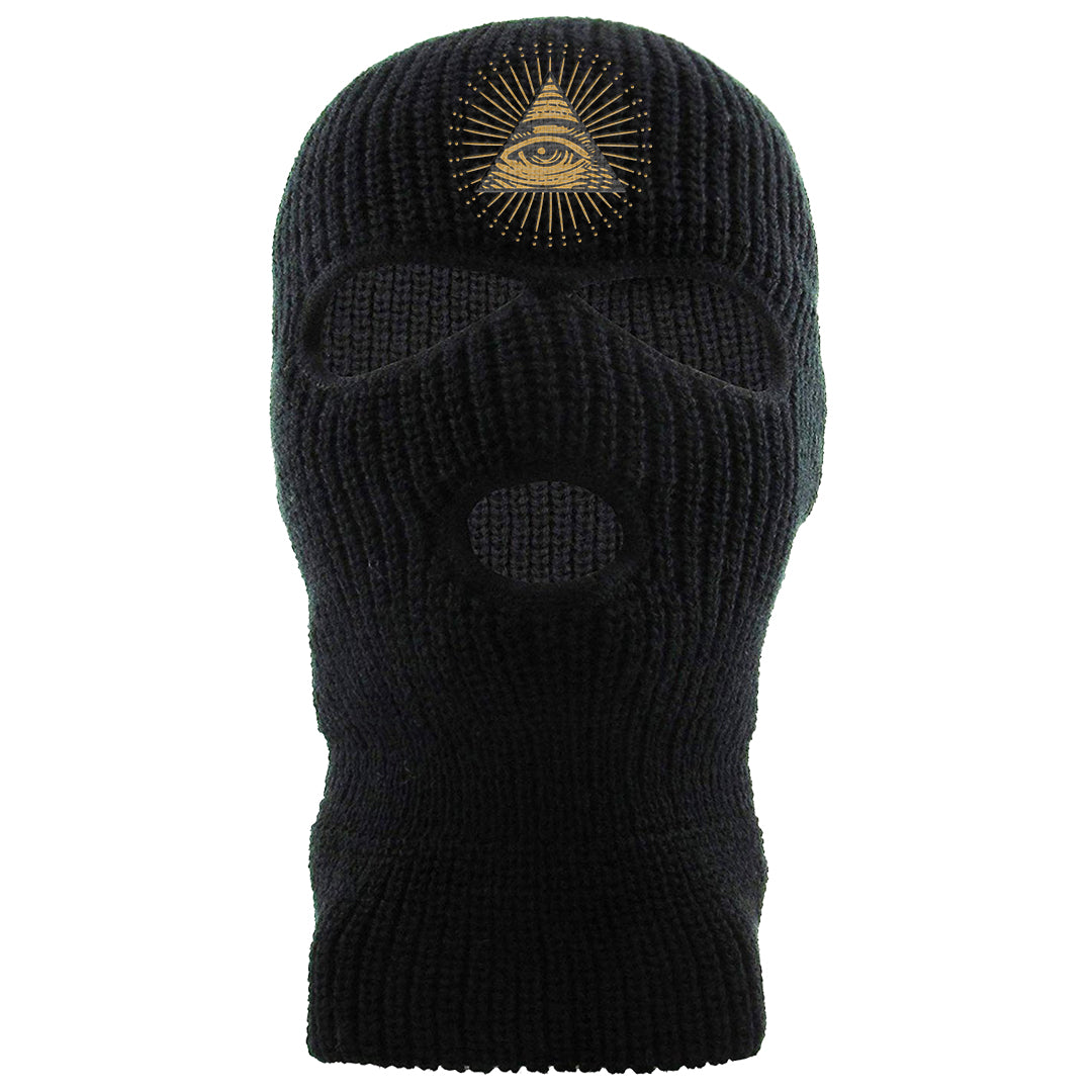 97 Lux Mid Questions Ski Mask | All Seeing Eye, Black