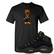 97 Lux Mid Questions T Shirt | Sweater Bear, Black