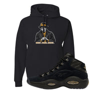 97 Lux Mid Questions Hoodie | Capone Illustration, Black