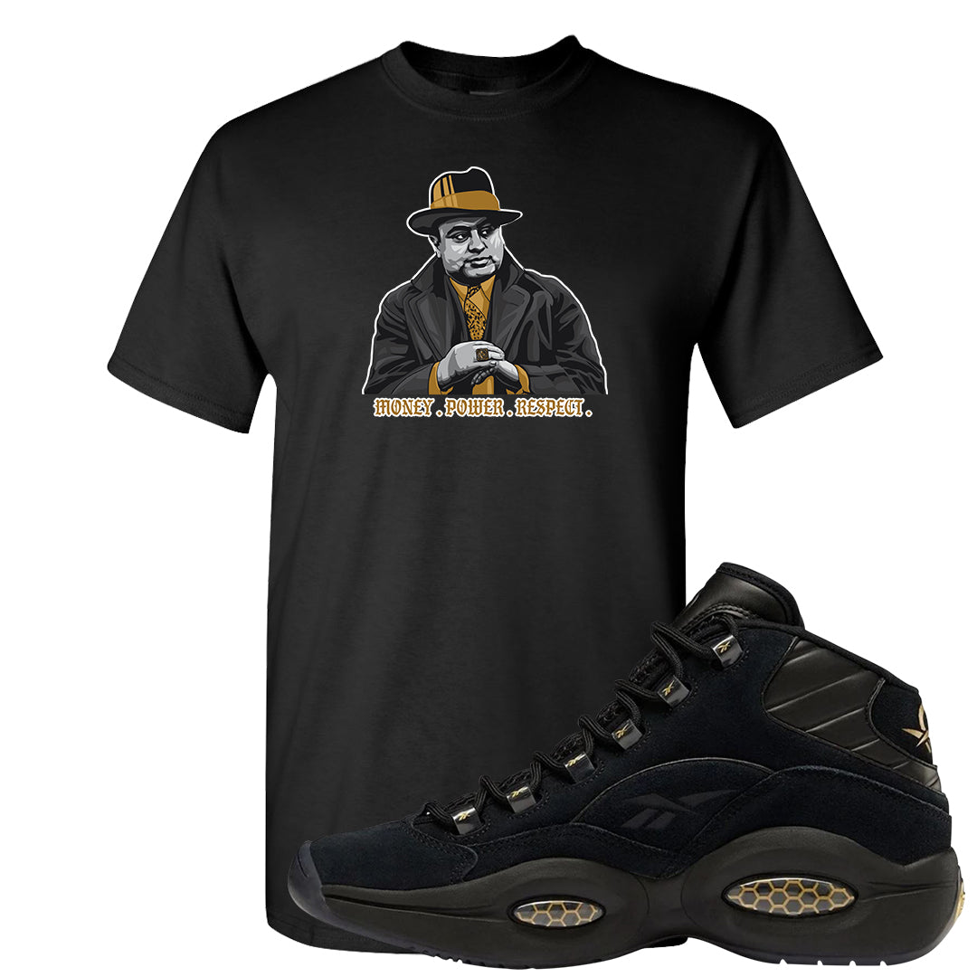 97 Lux Mid Questions T Shirt | Capone Illustration, Black