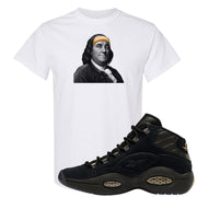 97 Lux Mid Questions T Shirt | Franklin Headband, White