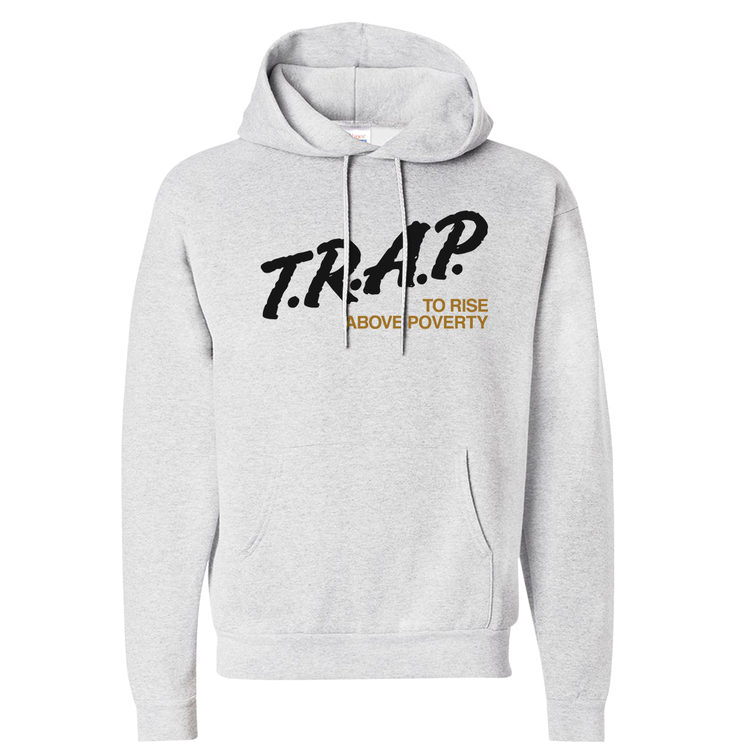 97 Lux Mid Questions Hoodie | Trap To Rise Above Poverty, Ash