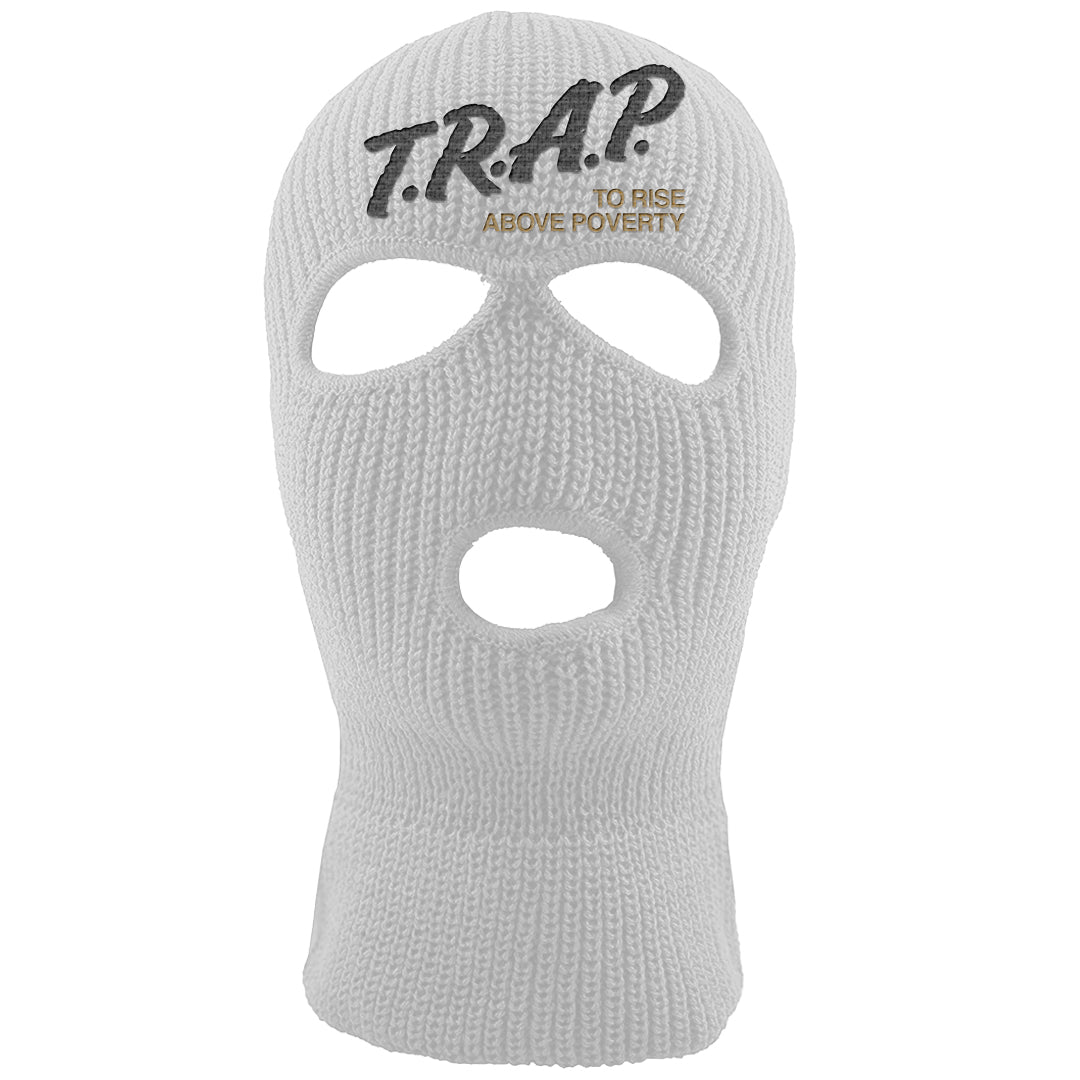 97 Lux Mid Questions Ski Mask | Trap To Rise Above Poverty, White
