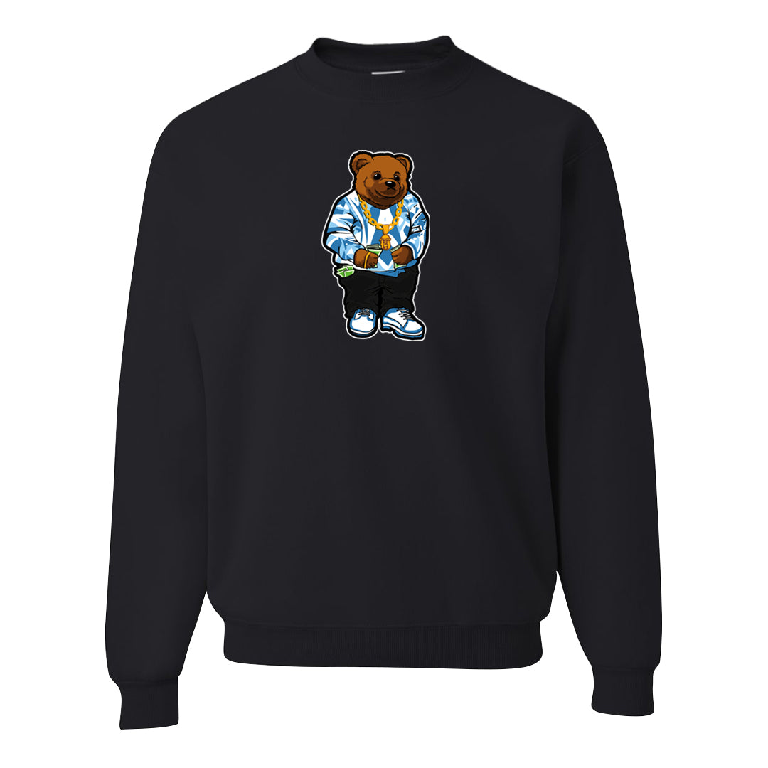 On To The Next Mid Questions Crewneck Sweatshirt | Sweater Bear, Black