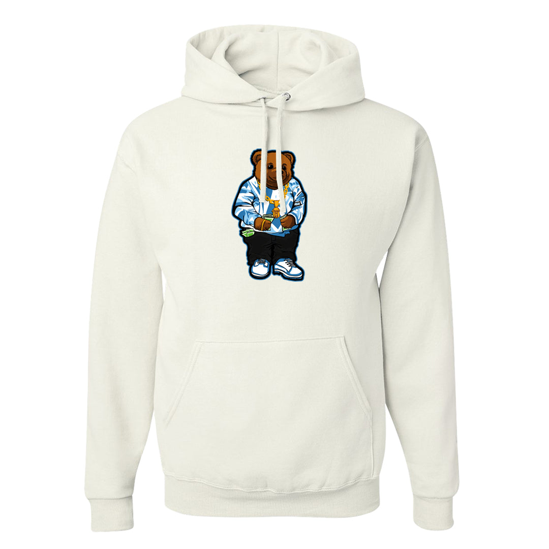 On To The Next Mid Questions Hoodie | Sweater Bear, White