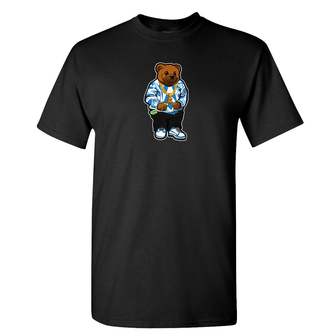 On To The Next Mid Questions T Shirt | Sweater Bear, Black