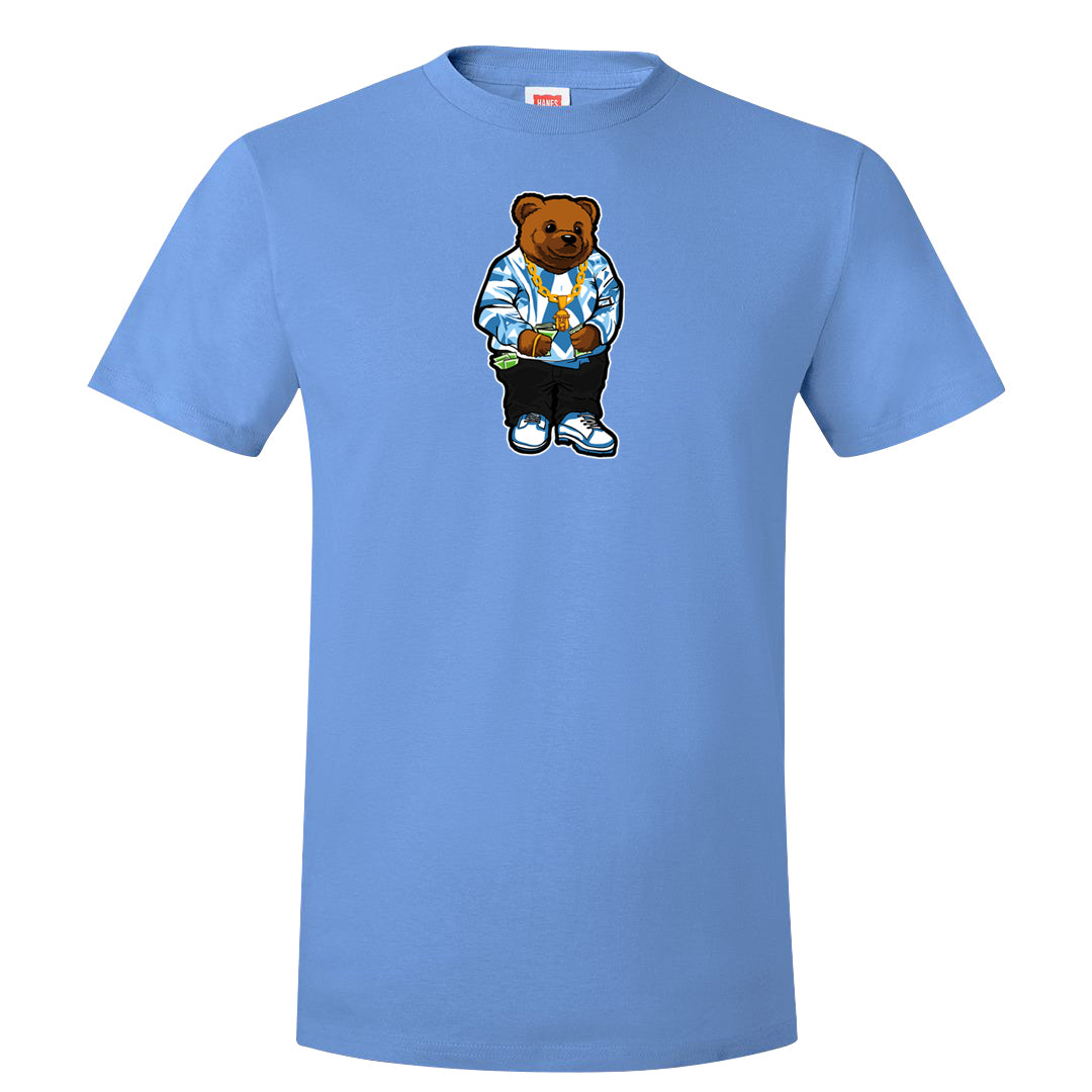 On To The Next Mid Questions T Shirt | Sweater Bear, Carolina Blue