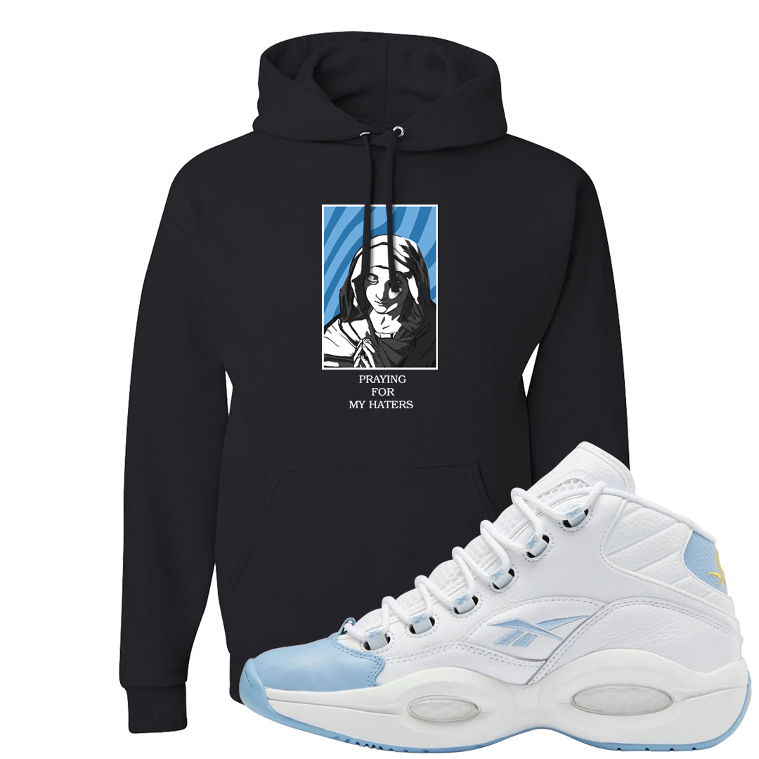 On To The Next Mid Questions Hoodie | God Told Me, Black