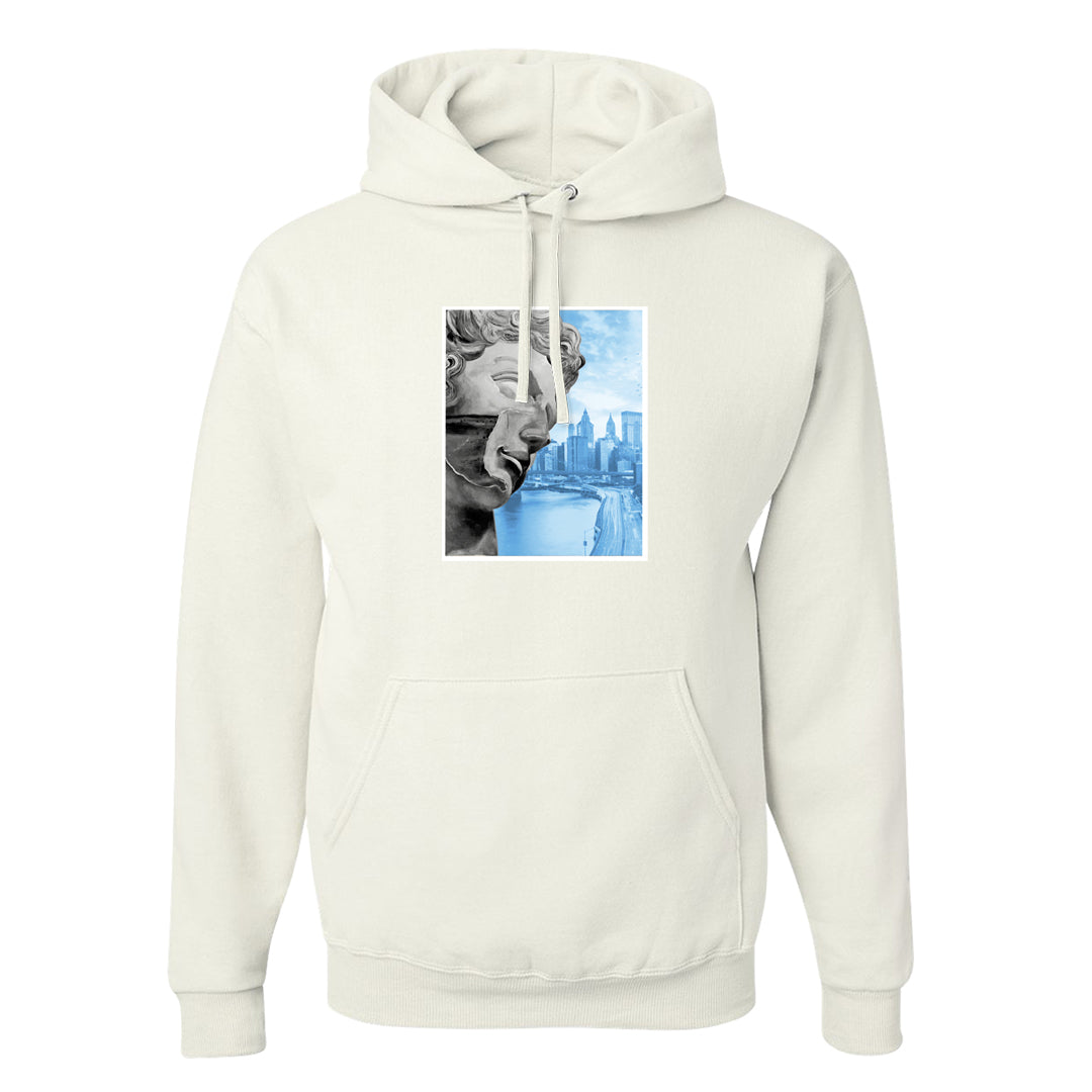 On To The Next Mid Questions Hoodie | Miguel, White