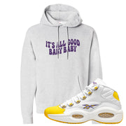 Yellow Toe Mid Questions Hoodie | All Good Baby, Ash