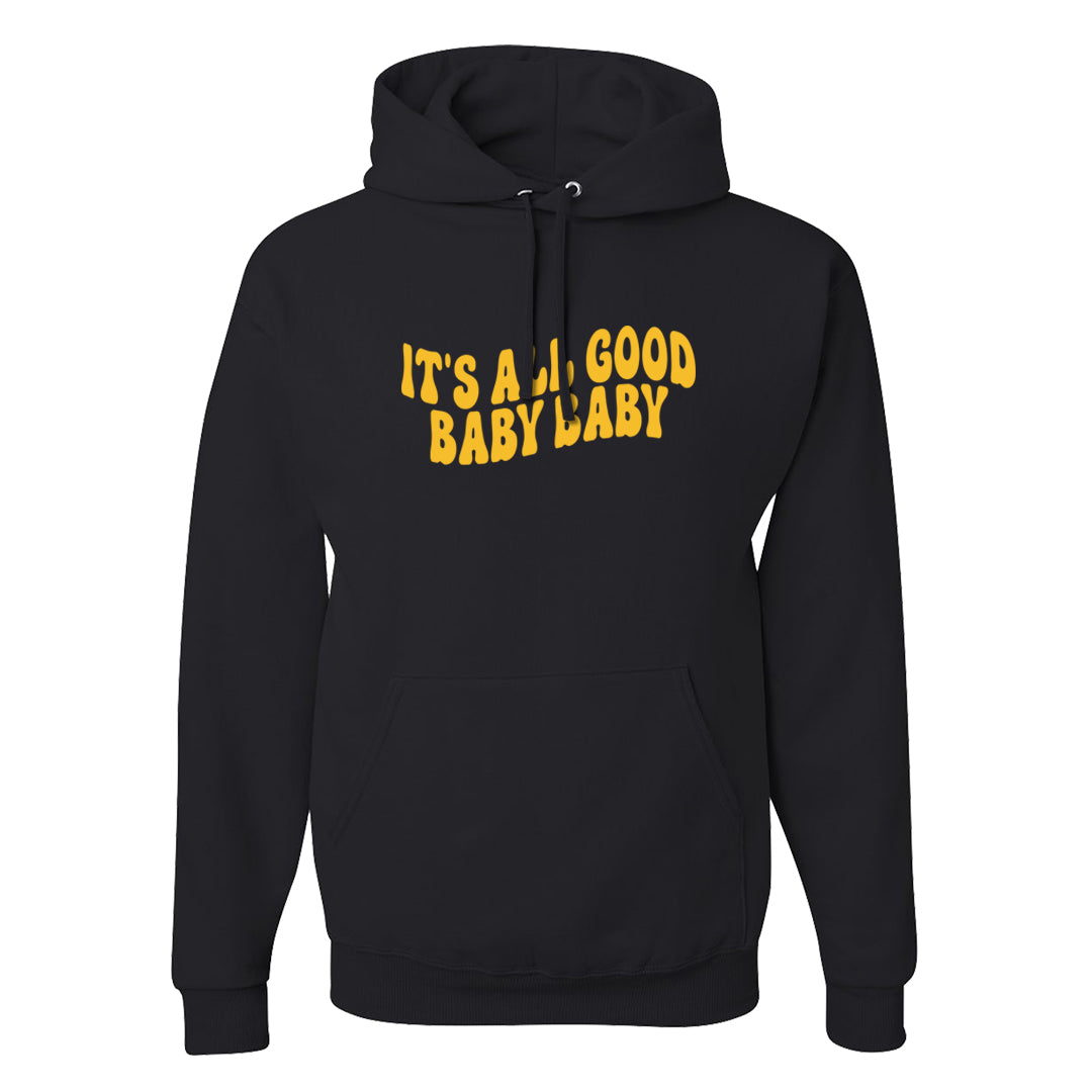 Yellow Toe Mid Questions Hoodie | All Good Baby, Black