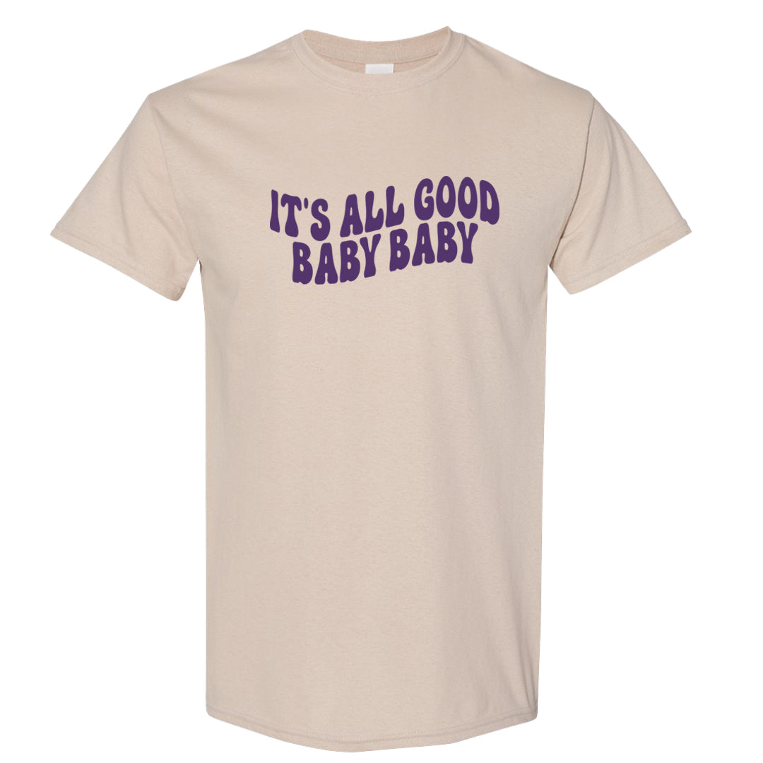 Yellow Toe Mid Questions T Shirt | All Good Baby, Sand