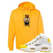 Yellow Toe Mid Questions Hoodie | Sweater Bear, Gold