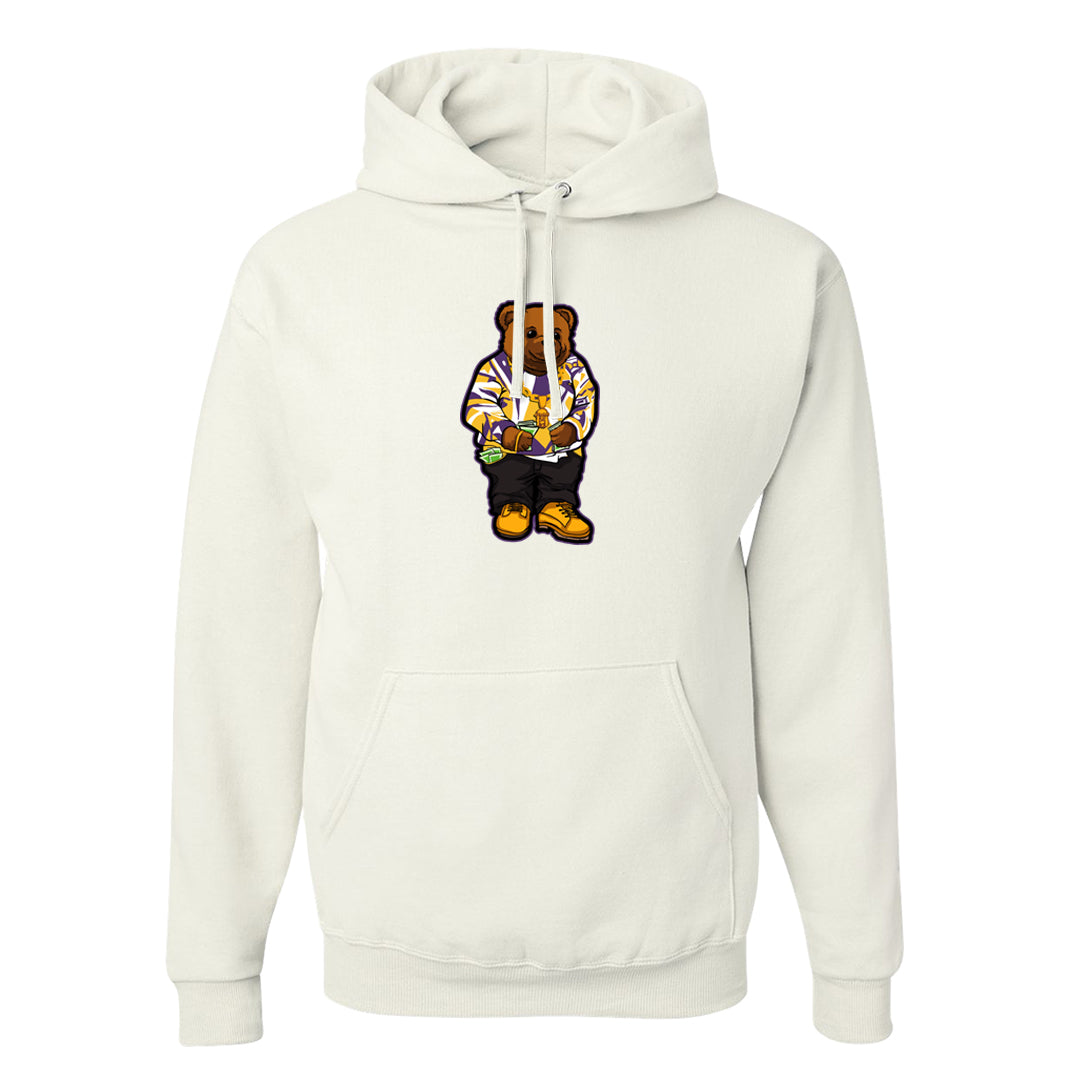 Yellow Toe Mid Questions Hoodie | Sweater Bear, White