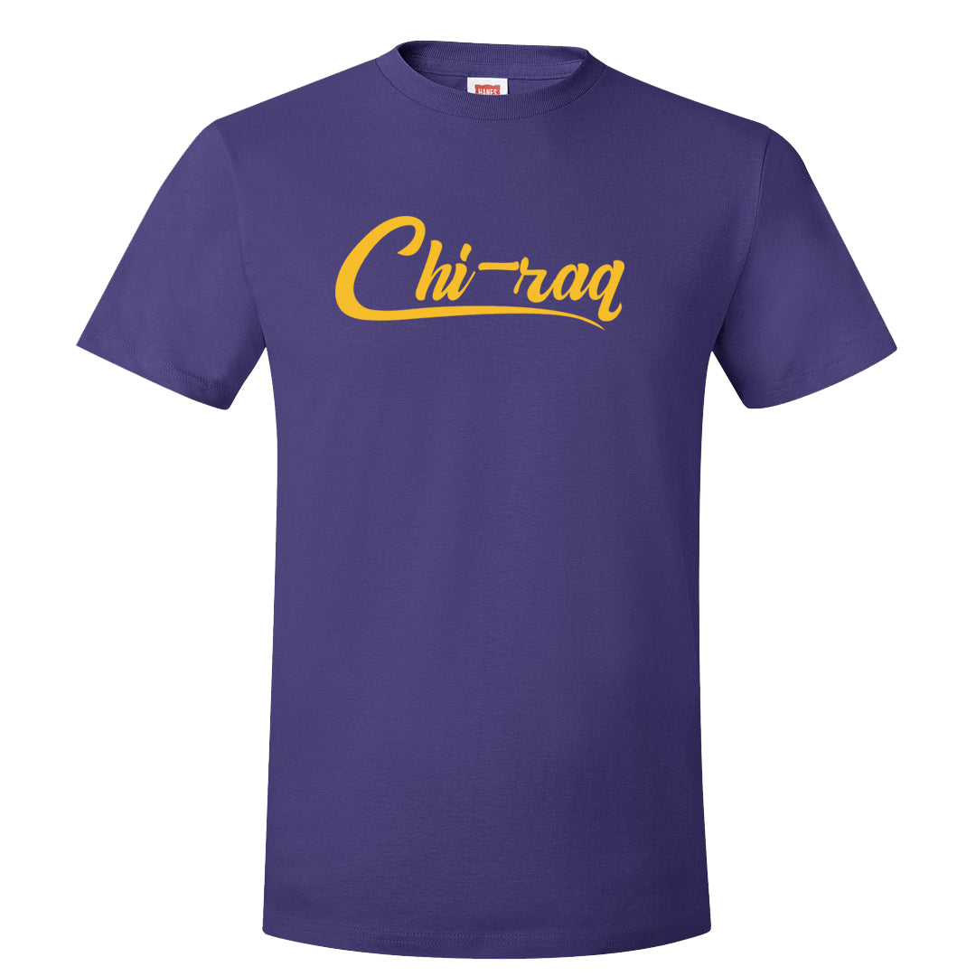 Yellow Toe Mid Questions T Shirt | Chiraq, Purple