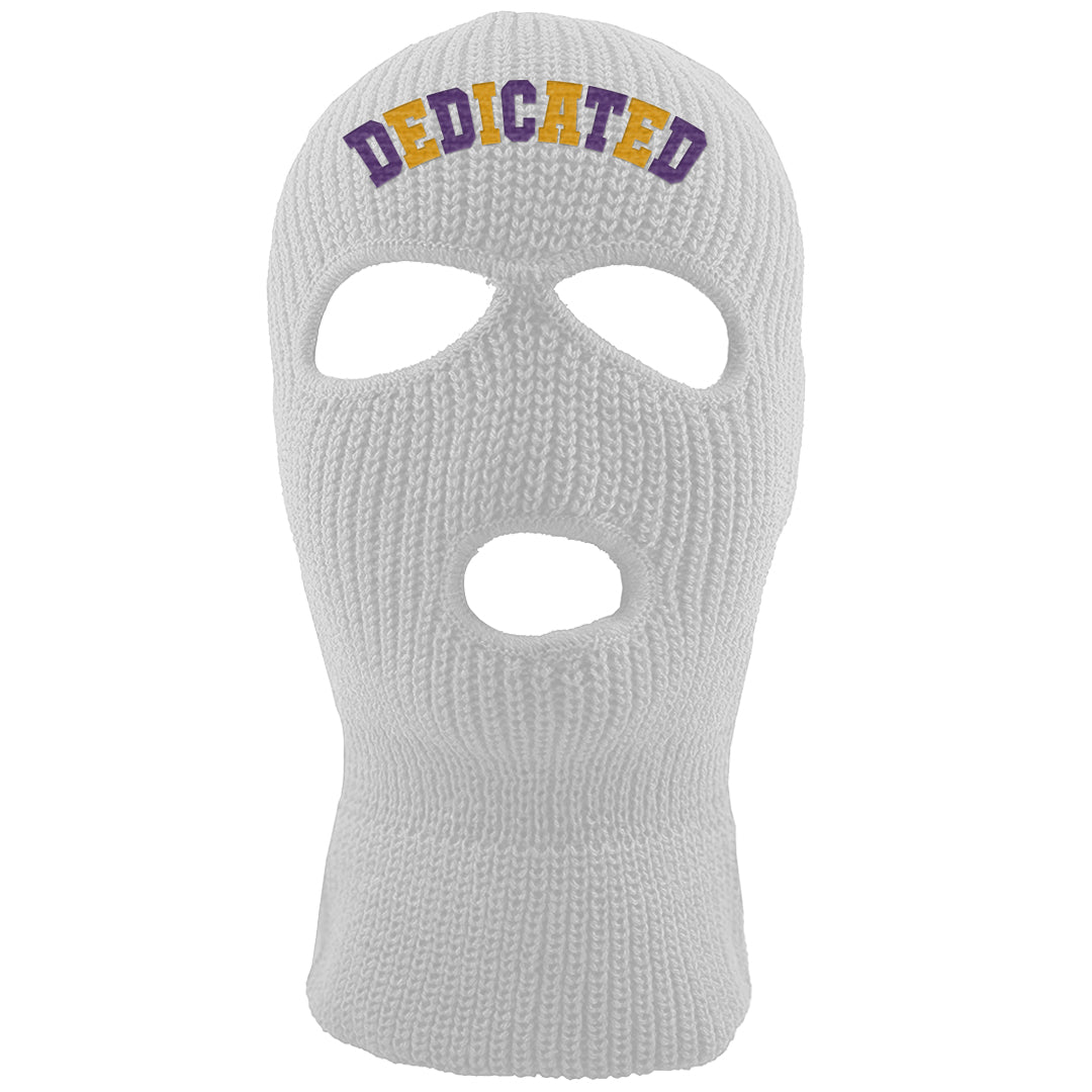 Yellow Toe Mid Questions Ski Mask | Dedicated, White