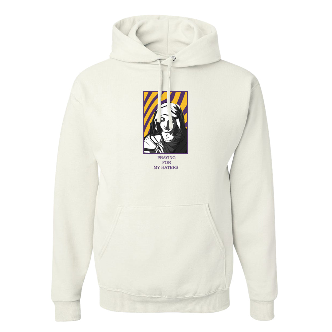 Yellow Toe Mid Questions Hoodie | God Told Me, White