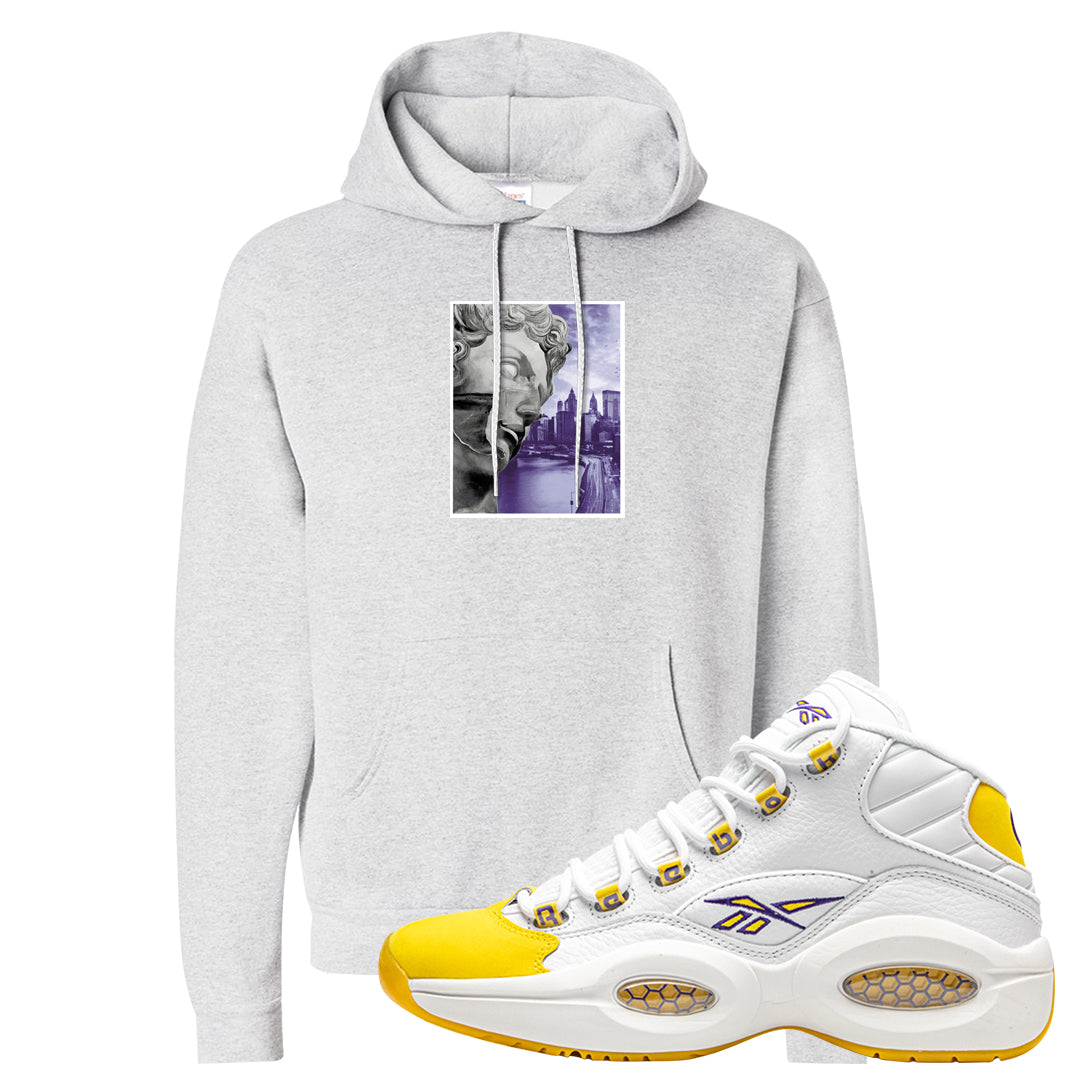 Yellow Toe Mid Questions Hoodie | Miguel, Ash