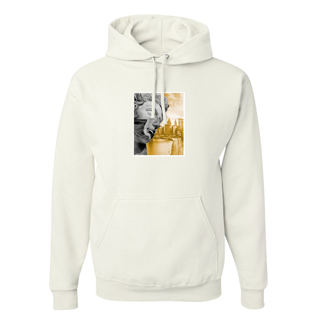 Yellow Toe Mid Questions Hoodie | Miguel, White