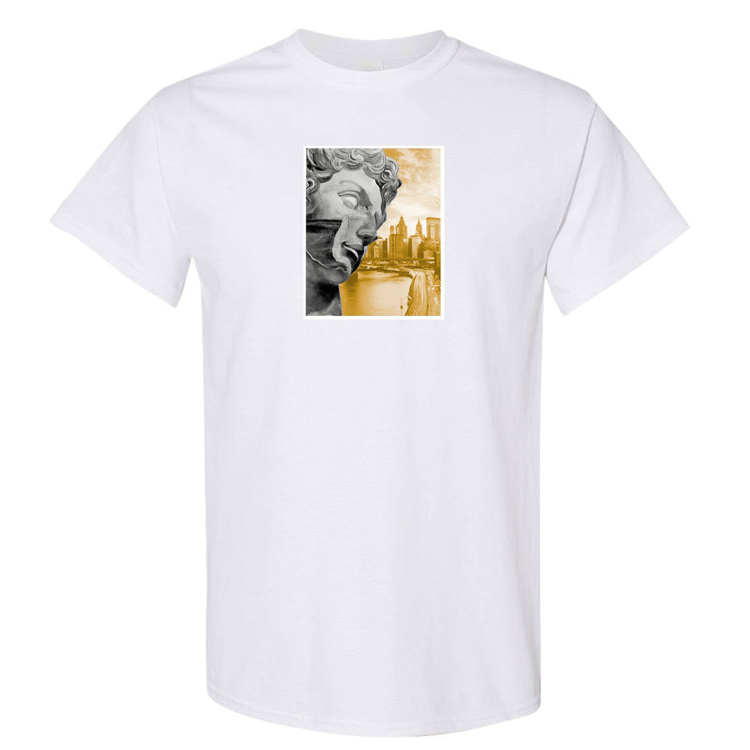 Yellow Toe Mid Questions T Shirt | Miguel, White