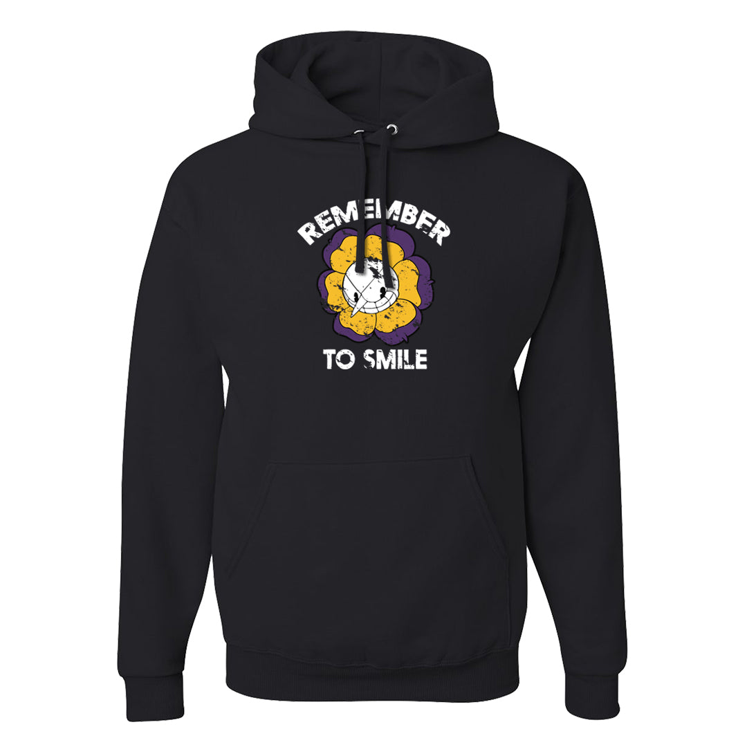 Yellow Toe Mid Questions Hoodie | Remember To Smile, Black