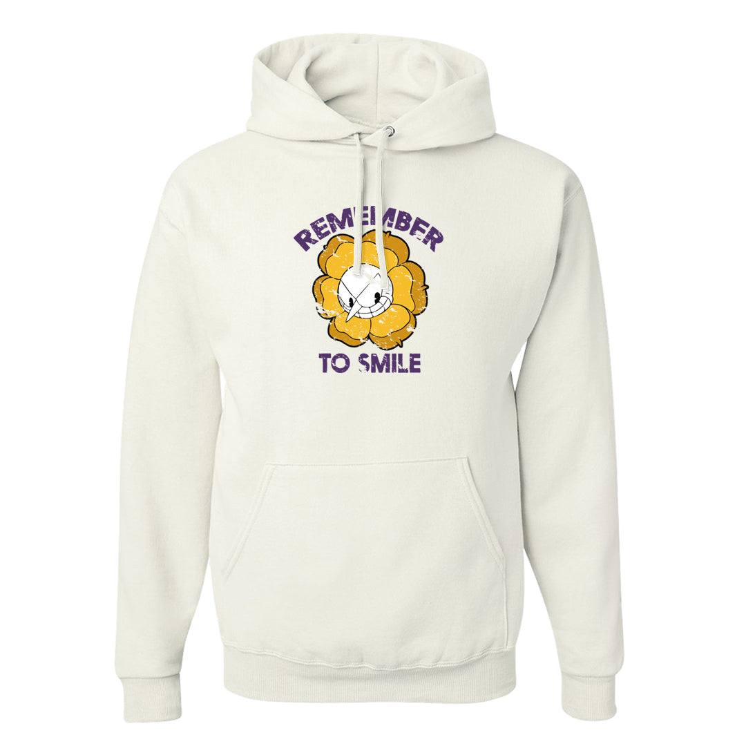 Yellow Toe Mid Questions Hoodie | Remember To Smile, White