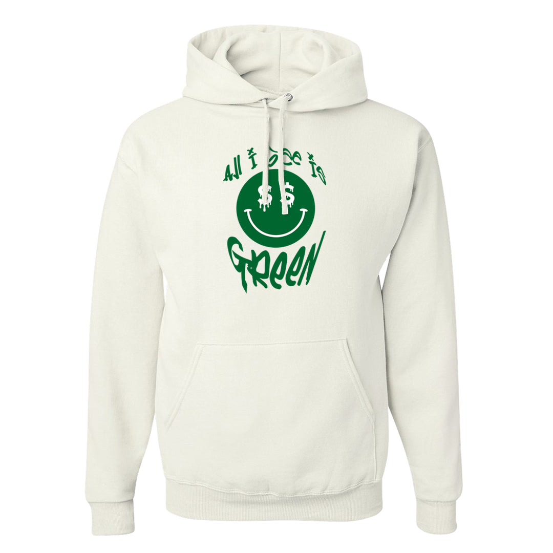 White Green High Dunks Hoodie | All I See Is Green, White