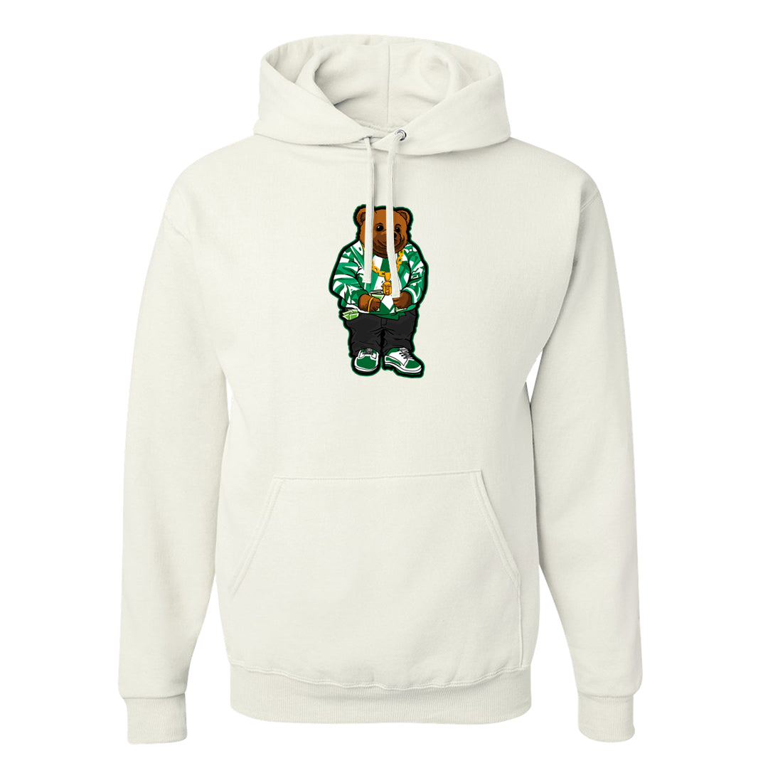 White Green High Dunks Hoodie | Sweater Bear, White