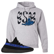 Dazzling Blue v2 350s Hoodie | Certified Sneakerhead, Ash