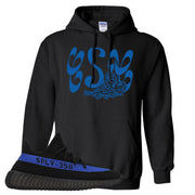 Dazzling Blue v2 350s Hoodie | Certified Sneakerhead, Black