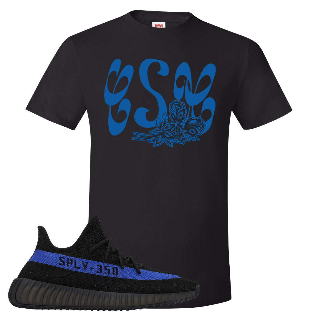 Dazzling Blue v2 350s T Shirt | Certified Sneakerhead, Black