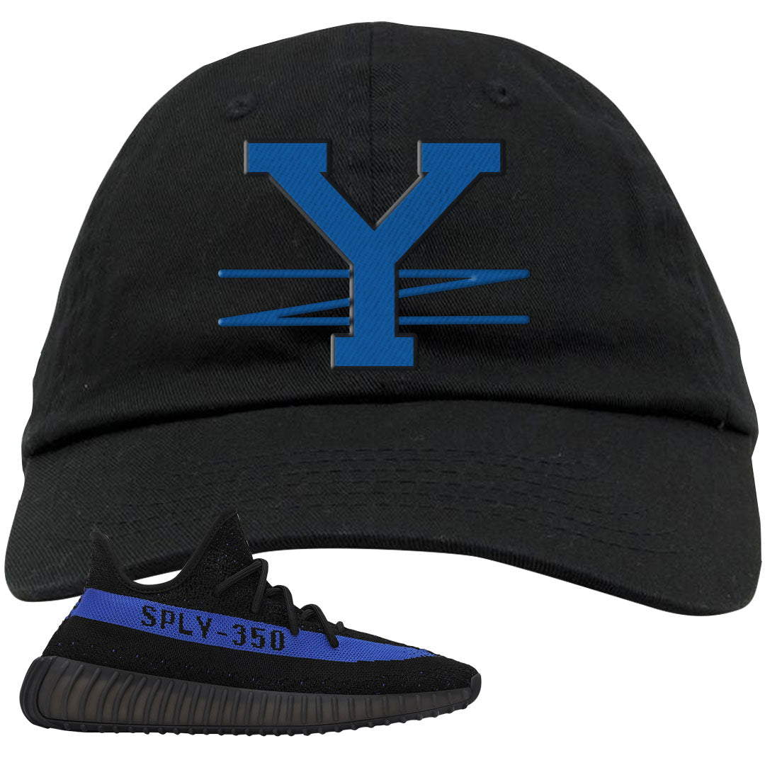 Dazzling Blue v2 350s Dad Hat | YZ, Black