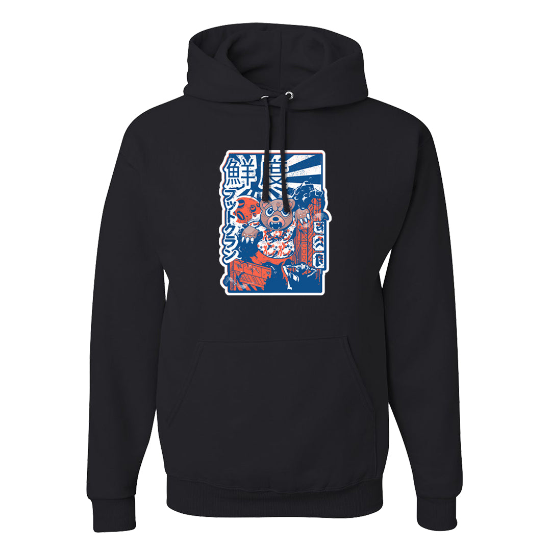 Hi Res Blue 700s Hoodie | Attack Of The Bear, Black
