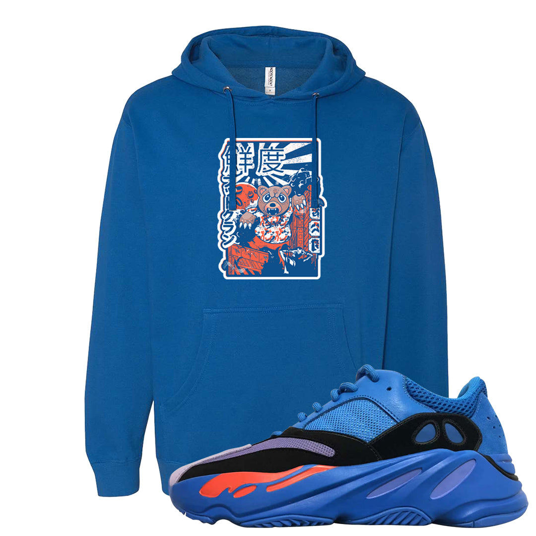 Hi Res Blue 700s Hoodie | Attack Of The Bear, Royal