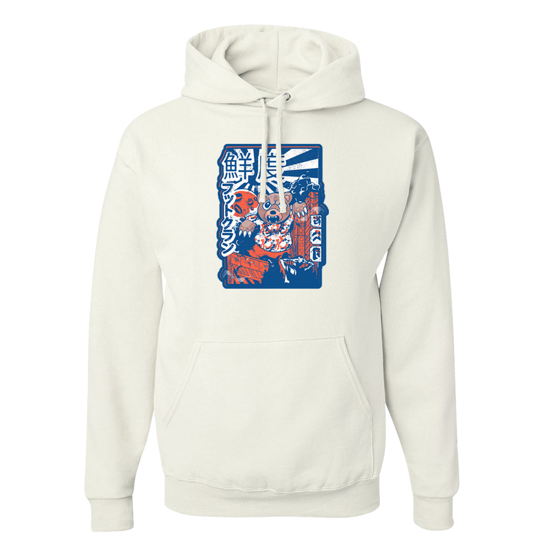 Hi Res Blue 700s Hoodie | Attack Of The Bear, White