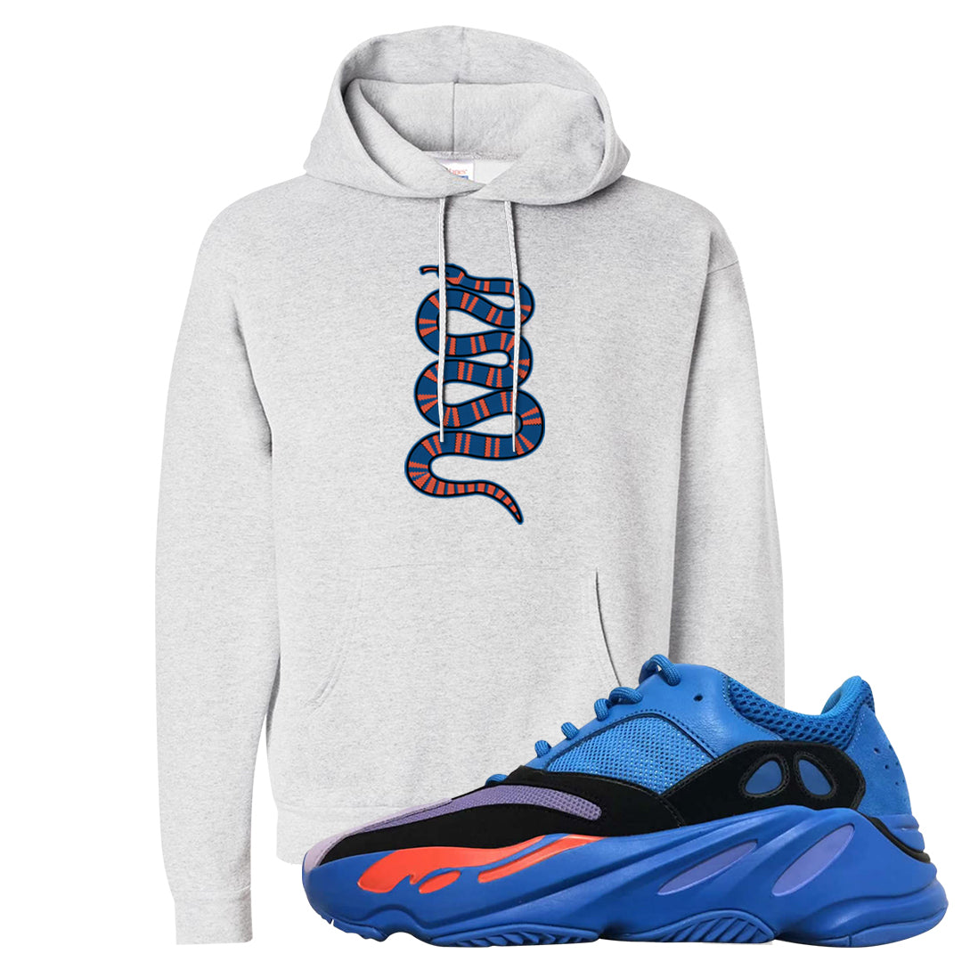 Hi Res Blue 700s Hoodie | Coiled Snake, Ash