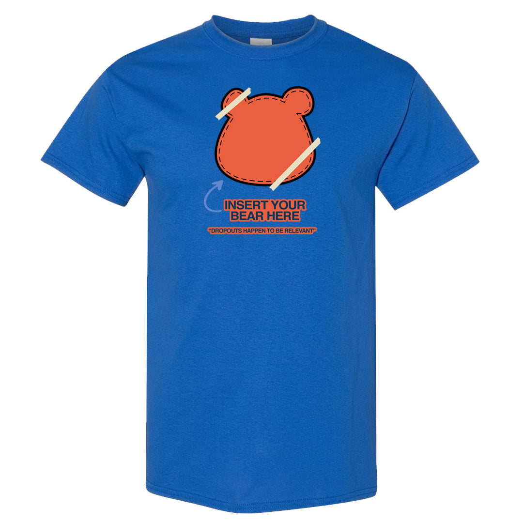 Hi Res Blue 700s T Shirt | Insert Your Bear Here, Royal