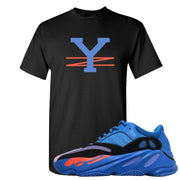Hi Res Blue 700s T Shirt | YZ, Black