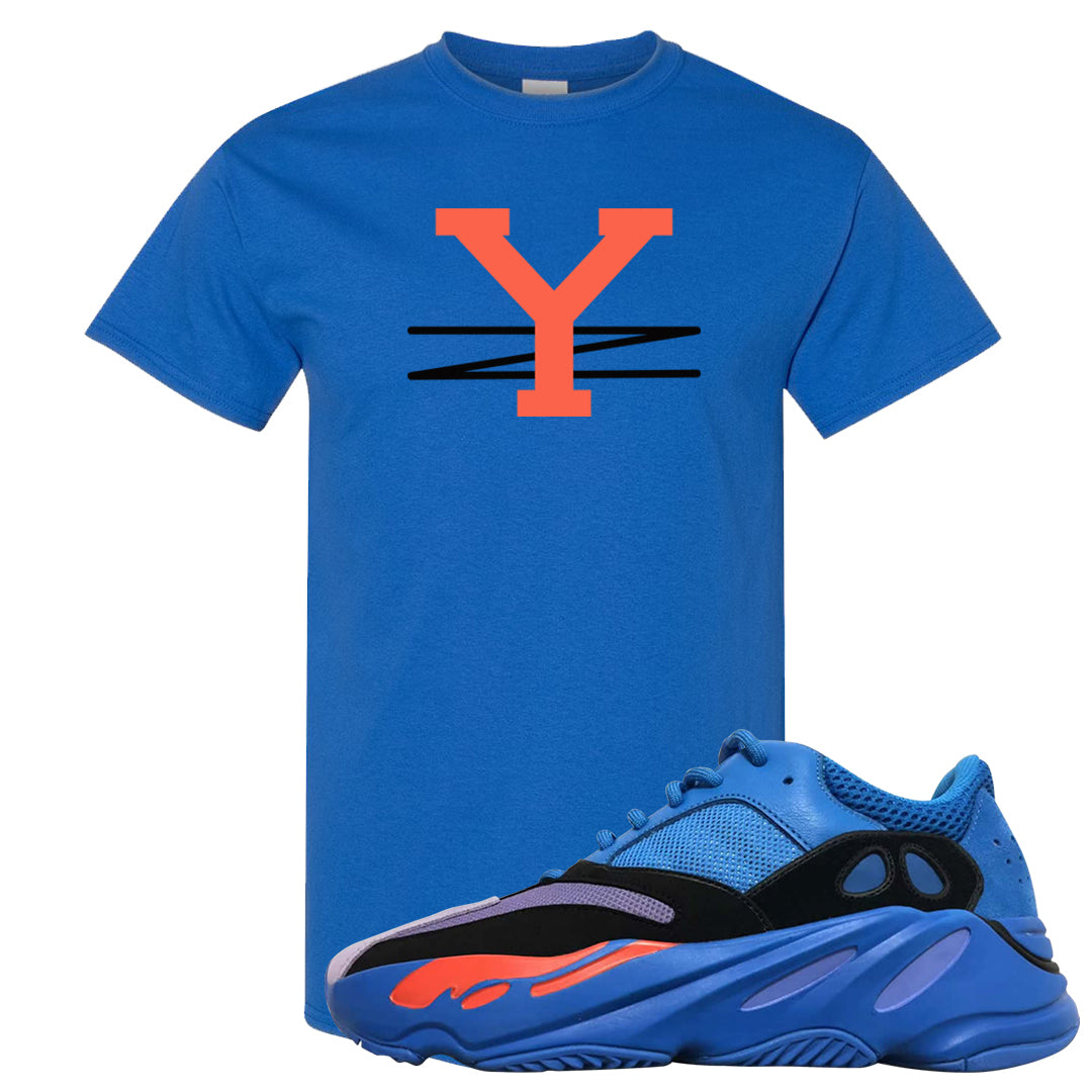 Hi Res Blue 700s T Shirt | YZ, Royal