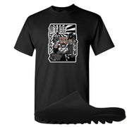 Onyx Foam Slides T Shirt | Attack Of The Bear, Black