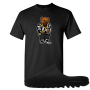 Onyx Foam Slides T Shirt | Sweater Bear, Black