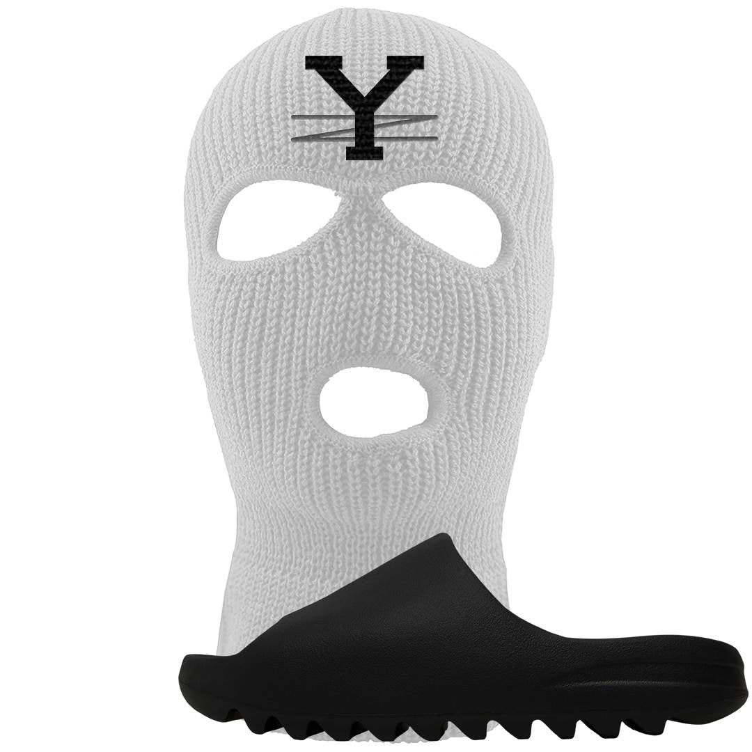 Onyx Foam Slides Ski Mask | YZ, White