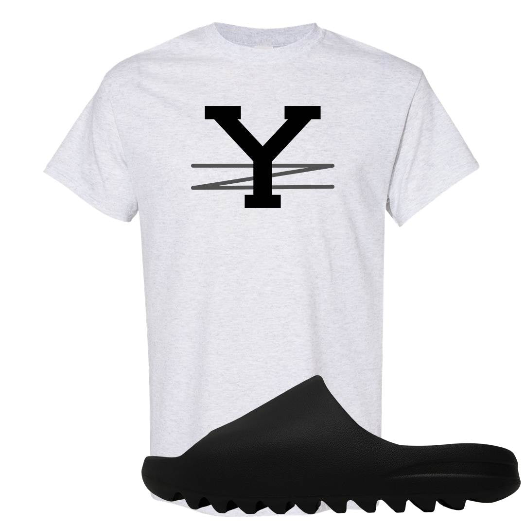 Onyx Foam Slides T Shirt | YZ, Ash