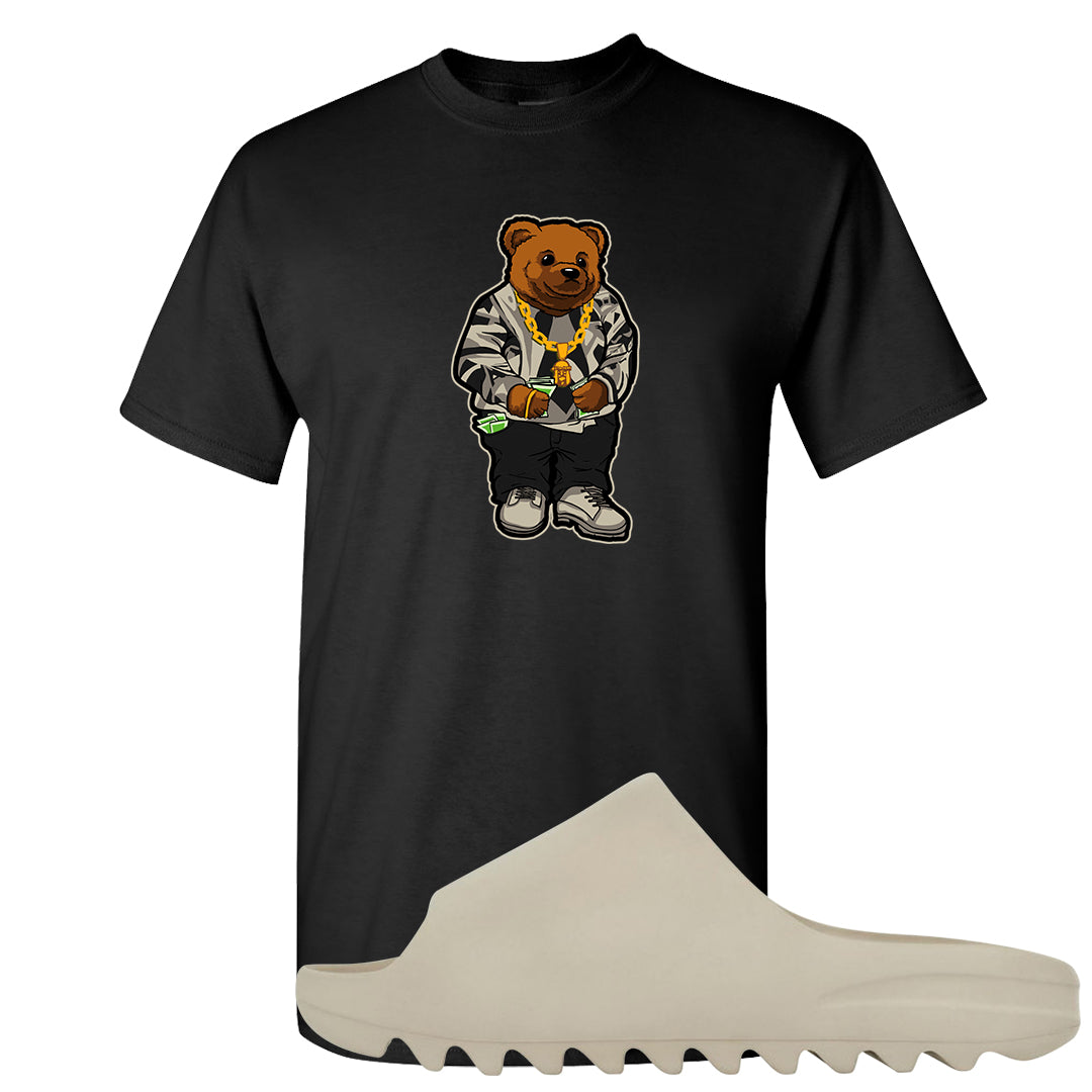 Resin Foam Slides T Shirt | Sweater Bear, Black