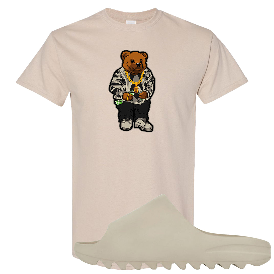 Resin Foam Slides T Shirt | Sweater Bear, Sand