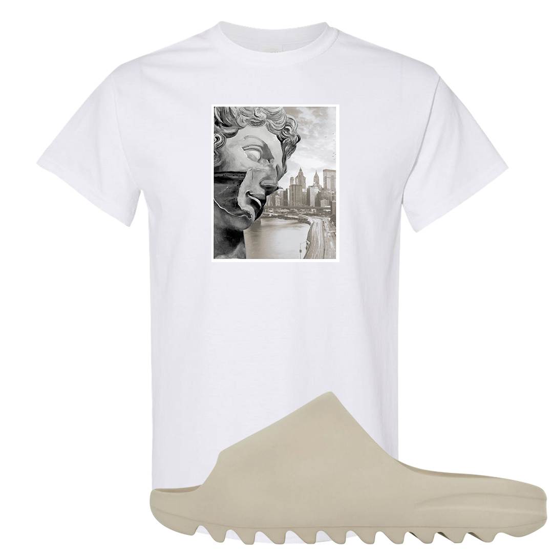 Resin Foam Slides T Shirt | Miguel, White