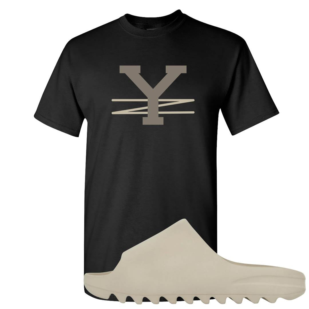 Resin Foam Slides T Shirt | YZ, Black
