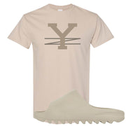 Resin Foam Slides T Shirt | YZ, Sand