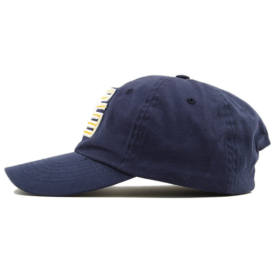 the dunk from above 4s dad hat is solid navy blue